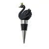 Tapón de Vino Cisne Negro Corona Transfronteriza Fcm Tapón Decorativo Metálico para Botella de Vino Tapón Sellador para Botella de Bebida