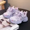Novos Tênis Esportivos de Primavera para Meninas de Crianças Mais Velhas, Versátil Hello Kitty Malha Dupla Leve Respirável Fofo Tênis de Pai