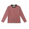 2026 Nueva Primavera Camiseta Casual Simple de Manga Larga a Rayas Estilo Japonés para Mujer, Cómoda Versátil Ajustada Camisa Básica