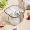 Set de Cajas de Especias para Cocina Casera, Almacenamiento Multicompartimento para Sal, Glutamato Monosódico, Pimienta y Condimentos