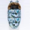 Saco de dormir para bebé otoño e invierno cochecito engrosado colcha anti-patadas recién nacido cálido frío saco de dormir una generación de pelo