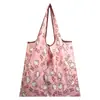 Bolsa de Compras de Supermercado Mediana en Stock, Bolsa de Compras Ecológica Plegable Ligera, Bolsa de Almacenamiento Portátil Tela Oxford 210D