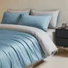 Conjunto de quatro peças de algodão de fibra longa de Xinjiang com 120 fios 100% algodão puro capa de edredom lençol de cama capa de colchão de alta qualidade têxtil para casa Nantong