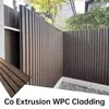 Valla de WPC para Jardín de Villa con Patio Exterior, Barandilla Anti-Corrosión, Resistente a la Humedad, a Prueba de Viento, Barandilla de Pared de Madera-Plástico, Valla Exterior