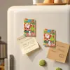 Ímã de Geladeira Metálico Natalino Cultural e Criativo Ímã de Geladeira Desenho Animado de Natal Ímã de Geladeira Tridimensional Pintado Criativo Personalizado Personalizado