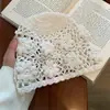 Chapéu de Crochê Feito à Mão Vazado para Mulheres, Novo Estilo Vintage Primavera 2025, Faz o Rosto Parecer Menor, Adequado para Circunferência de Cabeça Grande, Gorro Versátil