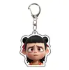 Nezha 2 Niño Demonio Naohai Alrededor de Nezha Ao Bing Lindo Divertido Decorativo Mochila Escolar Colgante Pequeño Llavero de Acrílico