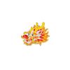 Broche de dragón chino con diseño de dragón dominante, hebilla de aleación esmaltada china, estilo chino.