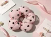 Laços de cabelo de flor estilo coreano fofos para crianças, scrunchies, suprimento para loja de acessórios, direto da fábrica