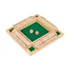 Cpc ce juego de cartas de cuatro caras tipo flip ajedrez de madera para niños interactivo padre-hijo operación digital juguetes educativos pedido de vino