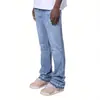Amazon 2026 Jeans de Verano Nuevos para Hombre Rectos Ajuste Delgado Versátiles Pantalones Casuales de Calle Hip-Hop Americano Venta al por Mayor