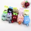 Llavero Gato de la Suerte Pequeño Fresco Transfronterizo Colgante para Bolso Bola de Pelo Bola de Pelo Imitación de Visón Coche Creativo Campana Linda Venta al por Mayor