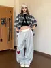 Pantalones Deportivos de Chándal Casuales de Pierna Ancha Hip-Hop con Letra Corazón Originales Hechos en Casa de Verano 2025 para Hombres y Mujeres