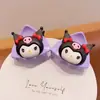 Presilha Fofa de Desenho Animado Sanrio para Crianças Presilha para Cabelo com Franja Quebrada de Menina Acessórios de Cabelo Kulomi Morango Urso Merlot de Menina