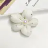 Adorno para Cabeza, Bolso y Ropa de Flor de Cinco Pétalos Cosida a Mano con Relleno de Algodón, Pétalos Rosa Dulce de Principio de Verano