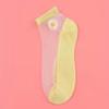 Calcetines de red calcetines de cristal nuevos de verano para mujer calcetines japoneses de margarita para mujer calcetines de seda de tarjeta calcetines de puesto