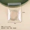 Bolsa Auto-sellante de PVC 24 Seda Transparente Engrosada Bolsa Selladora para Joyería para Guardar Jade, Oro, Aretes y Joyería