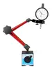 Calibre de aguja para máquina de tejer circular grande, calibre circular, soporte de indicador de dial magnético, soporte de calibre universal, accesorios de tejer Lebang