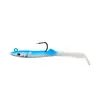 Isca artificial T-tail soft bait com anzol único simulação corpo macio cabeça de chumbo isca de enguia fabricante atacado isca para pesca em mar equipamento de pesca