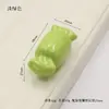Manijas de Puerta de Gabinete de Cerámica Coloridas, Manijas Simples de Agujero Único con Forma de Caramelo para Gabinete, Armario, Cajón, Manijas de Tapa de Botella