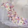 Salão de Festas de Casamento e Aniversário Arranjos de Flores Artificiais, Arranjos de Flores para Mesa Longa, Arranjos de Flores de Chão, Decoração de Cenário, Flores Artificiais, Arranjos de Flores Artificiais Prontos