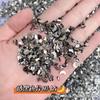Red de diamantes para decoración de uñas con forma especial, de fondo plano negro, tamaño pequeño, color rojo, gris hielo superbrillante, accesorios para uñas con diamantes