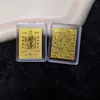 Novo adesivo de telefone dourado: """Tesouro traz riqueza de todas as direções" - Adesivo original para celular em ouro 999 puro, atacado para presentes"""