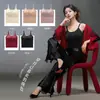 Camisole de Gola Redonda Sem Costura com Lindo Design nas Costas, Bojo Fixo Sem Fio, Efeito de Levantar e Modelar, Regata Feminina Slim Fit para Usar por Cima