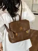 Mochila Estilo College Retrô 2026 Novo Modelo Feminina Design de Nicho Versão Coreana Mochila Casual Versátil