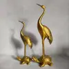 Enfeites de Garça de Latão, Garça de Latão, Tartaruga, Tartaruga da Longevidade e Longa Vida, Decorações para Mesa de Casa, Presentes de Aniversário, Saudações de Aniversário