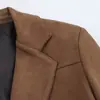Deeabae 2025 Primavera Nova Jaqueta Blazer Feminina Reta de Manga Longa com Lapela e Ombreiras 2518907