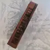 Tao Suministros Ficha de Instrumento Rayo Madera de Azufaifo Fondo de Texto Dang Magia Tianzun Ficha de la Orden de los Cinco Truenos