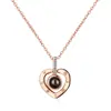 Collar de Idiomas Dz100 para Mujer, Alas de Corazón, Flores, Cadena para Clavícula Microincrustada, Elegante Accesorio Versátil de Cuerno de Ciervo de Lujo Ligero