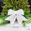 Navidad rojo neto lazo grande esponja brillo espuma decoración árbol de Navidad pequeño colgante accesorios adornos nuevo