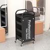 Carrito de peluquería, gabinete de herramientas para peluquería, carrito de herramientas para teñido permanente, carrito de almacenamiento móvil para salón de permanente