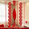 Set de Decoración de Habitación de Boda con Palabras Felices y Banderines para la Nueva Habitación y Sala de Estar de los Novios