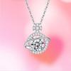 Colar de prata S925 com diamantes Mosan universo planeta colar feminino design de luxo leve sentido ins corrente de clavícula sênior atacado