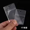 Bolsas transparentes de PVC para sellar joyería y accesorios, bolsas de embalaje de plástico autocierre, disponibles para venta al por mayor