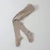 Leggings de Strass para Meninas com Listras Verticais Finas, Algodão de Alta Elasticidade, Meia-Calça Infantil Justa para Bebês e Crianças Pequenas, Estilo Primavera e Outono, Atacado Transfronteiriço