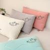 Funda de Almohada de Color Sólido Rima de Té Fresca y Amigable con la Piel Elástica Rápida Alta Elasticidad Sin Colapso Fábrica de Origen Nantong Venta al por Mayor