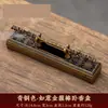 Incensário Ruyi Golden Cudgel para Uso Doméstico, Porta Incenso Interno, Caixa de Incenso, Porta Incenso de Palito, Queimador de Aromaterapia Estilo Antigo