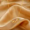 Collar de corona con carta de amor de lujo ligero para mujer, verano 2022, diseño de nicho moderno, accesorios de cadena para clavícula de alta calidad