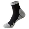 Meias de Corrida para Homens, Cano Médio, Outono e Inverno, Antiodor, Sola Grossa, Específicas para Maratona, Badminton, Basquete, Meias Esportivas Profissionais