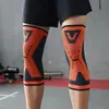Joelheiras de nylon para esportes fitness, joelheiras antiderrapantes e respiráveis para corrida, basquete, montanhismo, ciclismo, badminton, para homens e mulheres