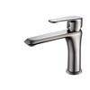 Torneira Monocomando para Lavatório de Banheiro, Lavabo e Gabinete de Banheiro, Toda em Cobre Eletrogalvanizado para Água Quente e Fria, com Acabamento Minimalista