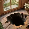 Nova Série 3D Visual Mais Vendida da Temu, Tapetes de Chão, Capachos de Entrada, Capachos Resistentes a Manchas, Desgaste e Fáceis de Limpar, Tapetes de Quarto