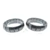 Pulsera de Piedra Biliar Negra No Magnética al por Mayor, Fila Ancha Extra Grande, Pulsera Unisex, Pulsera para el Cuidado de la Salud, Accesorios para Joyería DIY