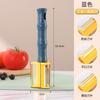 Cozinha doméstica três-em-um armazenamento descascador de frutas descascador de aço inoxidável descascador de vegetais e frutas três-em-um