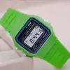 Relógio Eletrônico Esportivo F-91W Multifunção Luminoso Despertador Quadrado Infantil - Relógio de Estudante do Fabricante