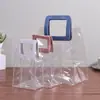 Bolso Transparente de PVC Bolsa de Regalo de Boda Estilo Ins Bolsa de Regalo de Dulces de Boda Empaque Transparente para Alimentos Bolsa de Compras